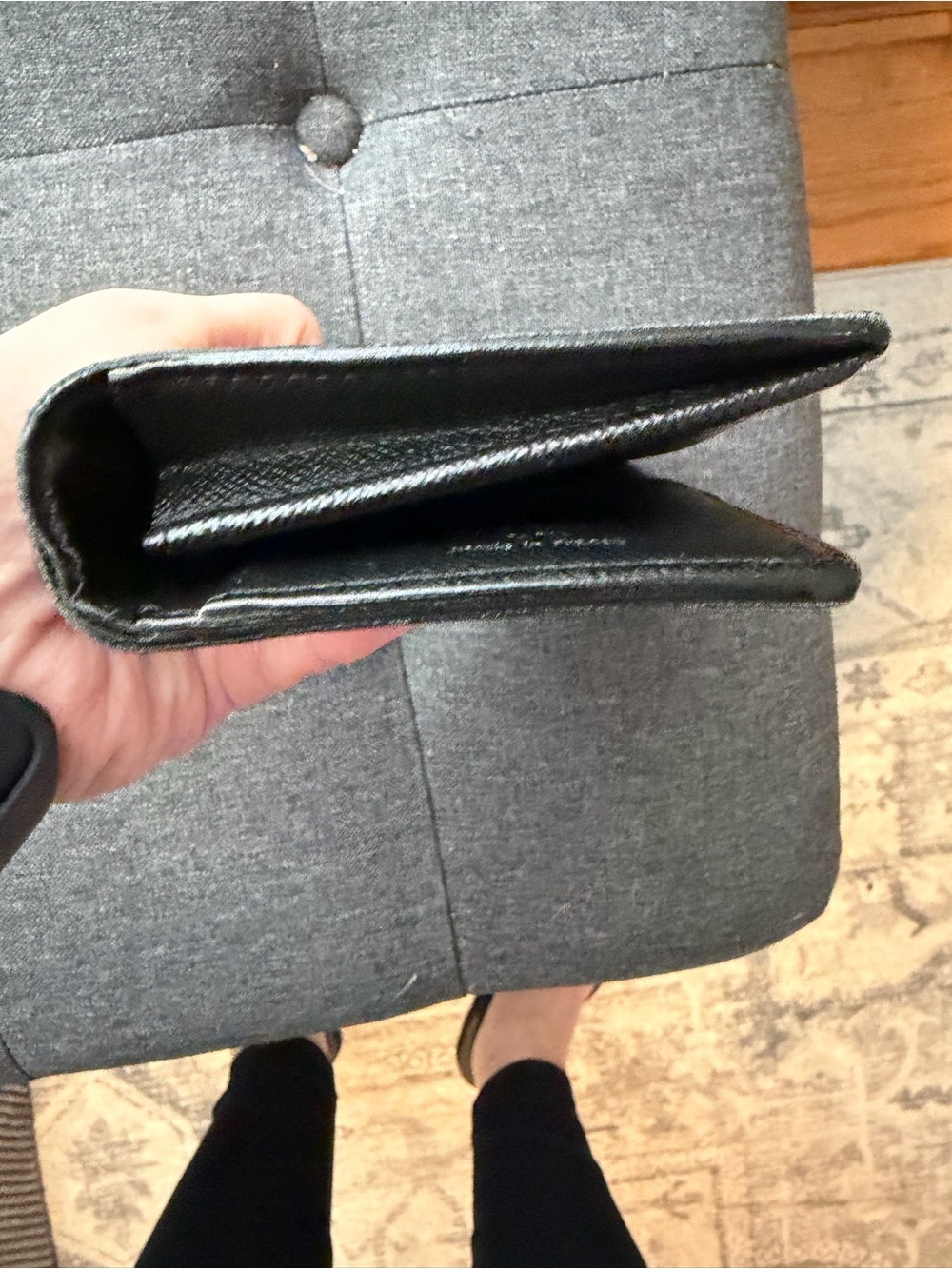 Louis Vuitton Black Damier Check Wallet - Picture 11 of 14